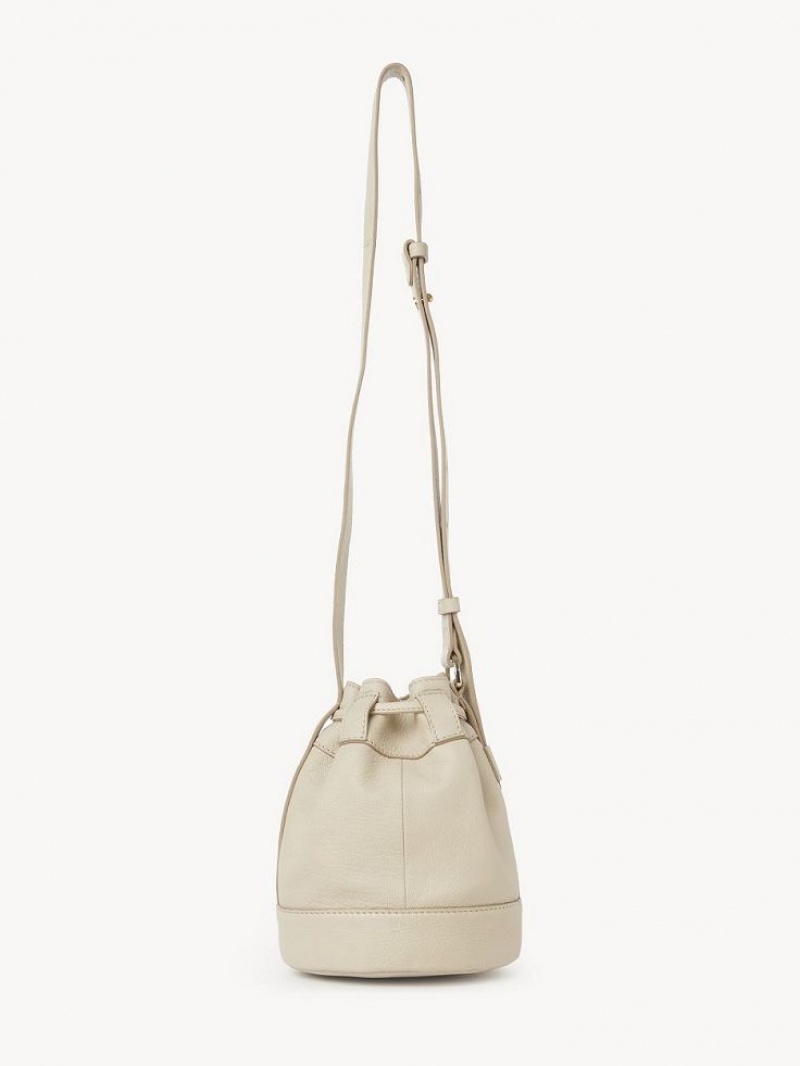 Bolsa De Hombro Chloe Vicki Small Bucket Beige | CHE-SR14643