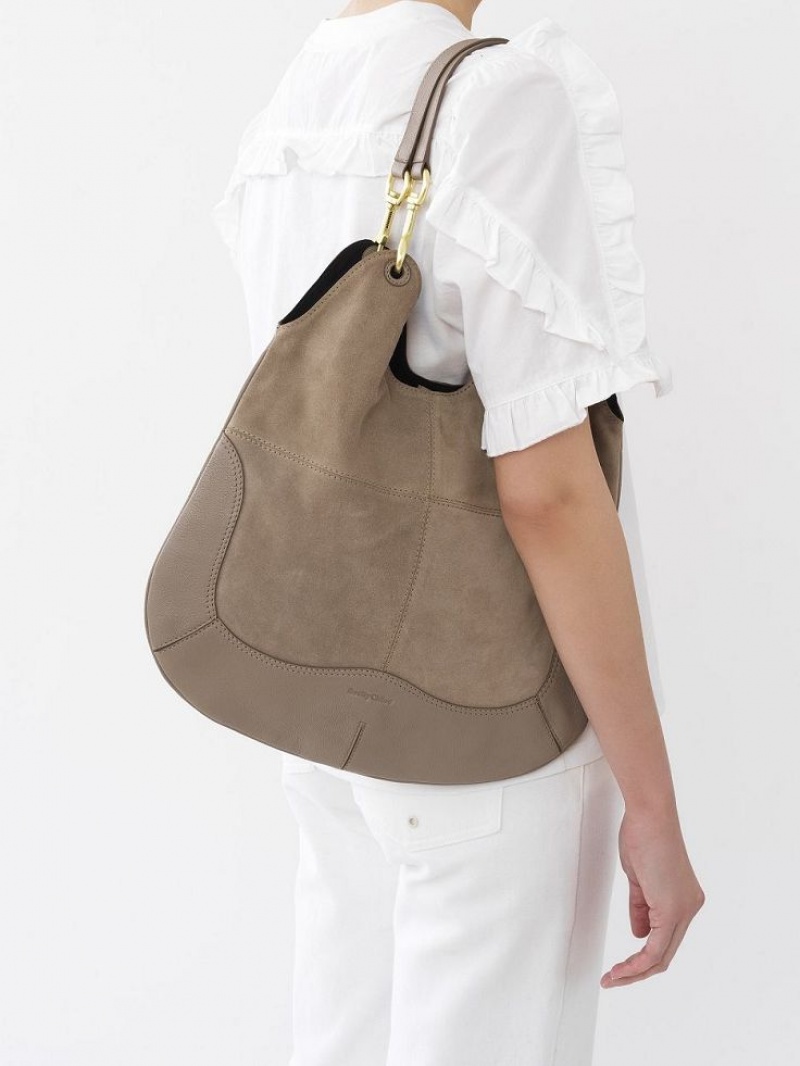 Bolso Tote Chloe Hana Gris | CHE-SR14712