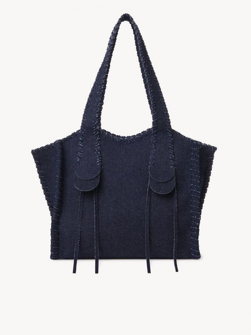 Bolso Tote Chloe Medium Mony Azules | CHE-SR13309