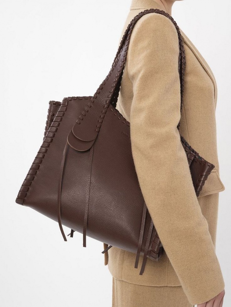 Bolso Tote Chloe Medium Mony Chocolate | CHE-SR13380