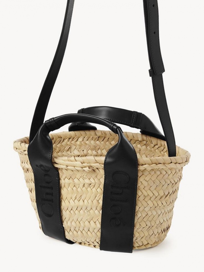 Bolso Tote Chloe Sense Small Basket Negras | CHE-SR13319