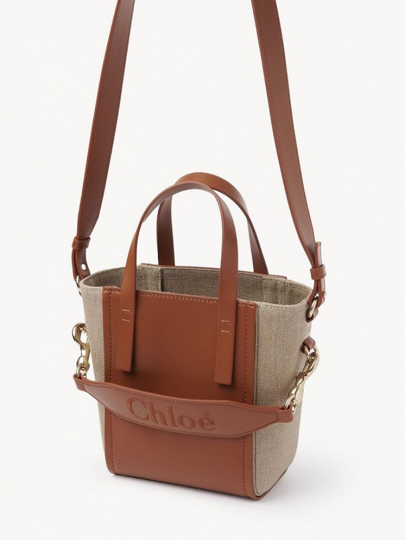 Bolso Tote Chloe Sense Small Marrones | CHE-SR13285