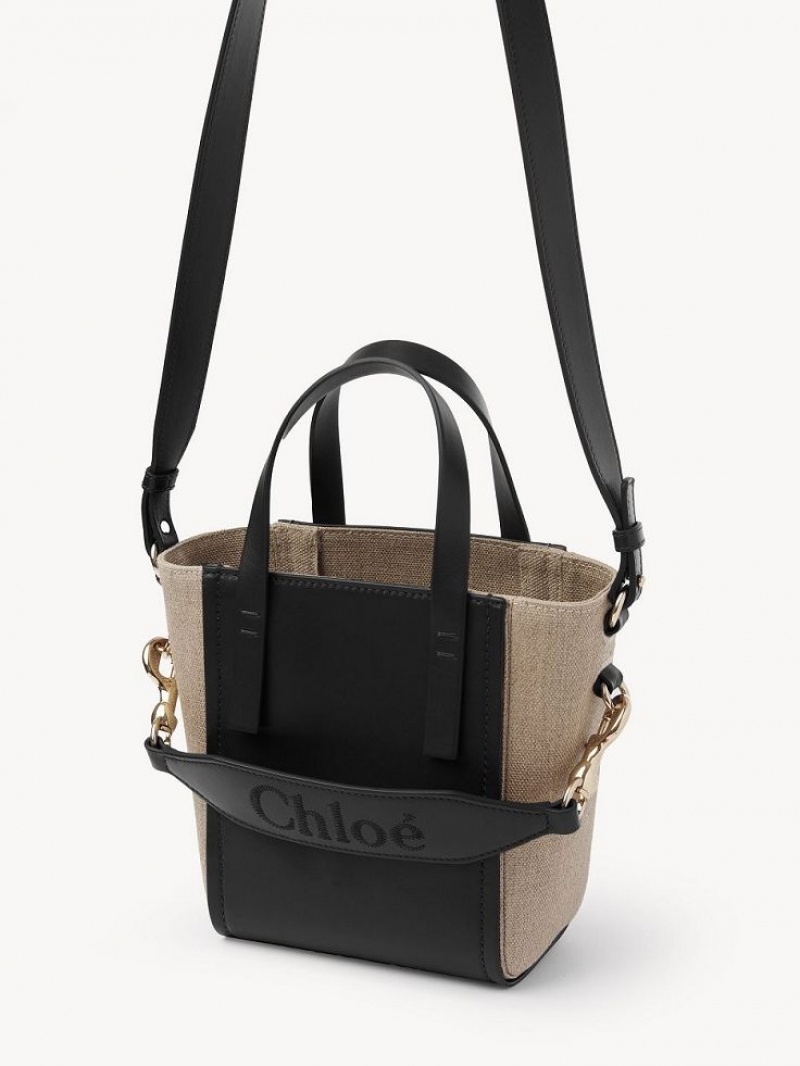 Bolso Tote Chloe Sense Small Negras | CHE-SR13286