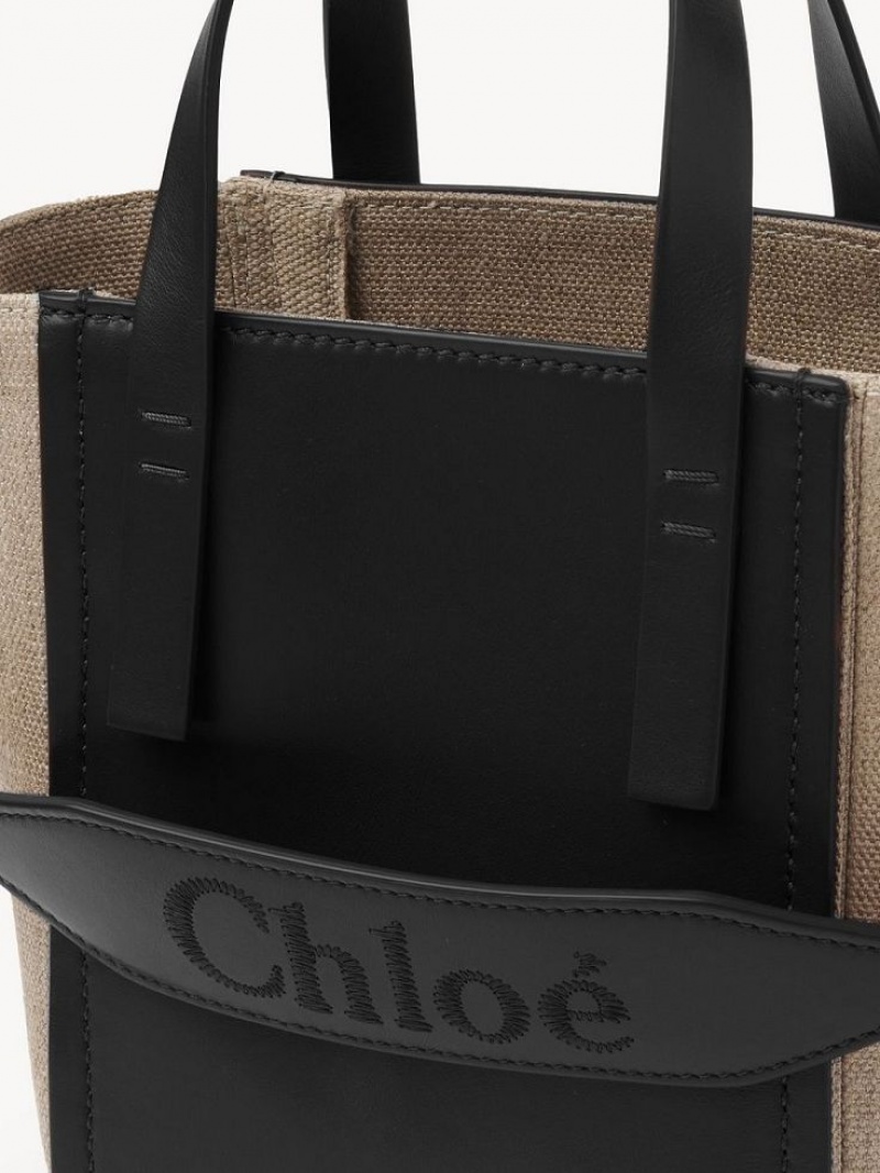 Bolso Tote Chloe Sense Small Negras | CHE-SR13286