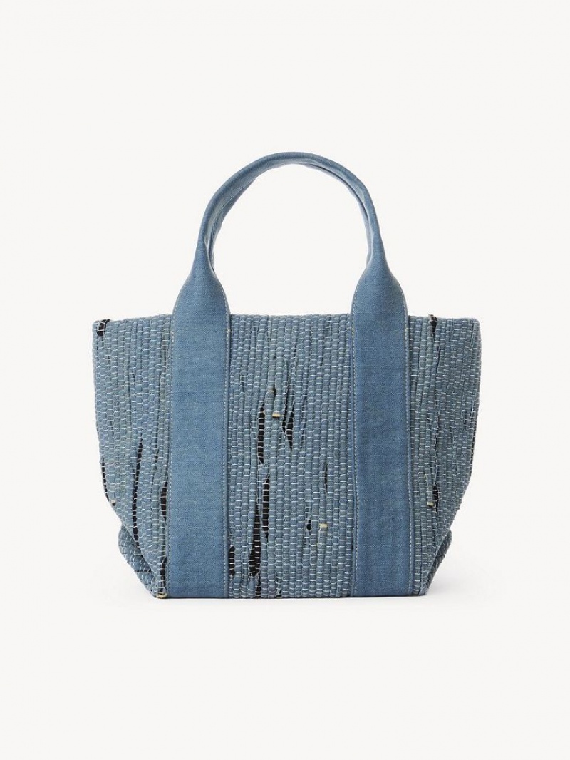 Bolso Tote Chloe Small Laetizia Azules | CHE-SR14709