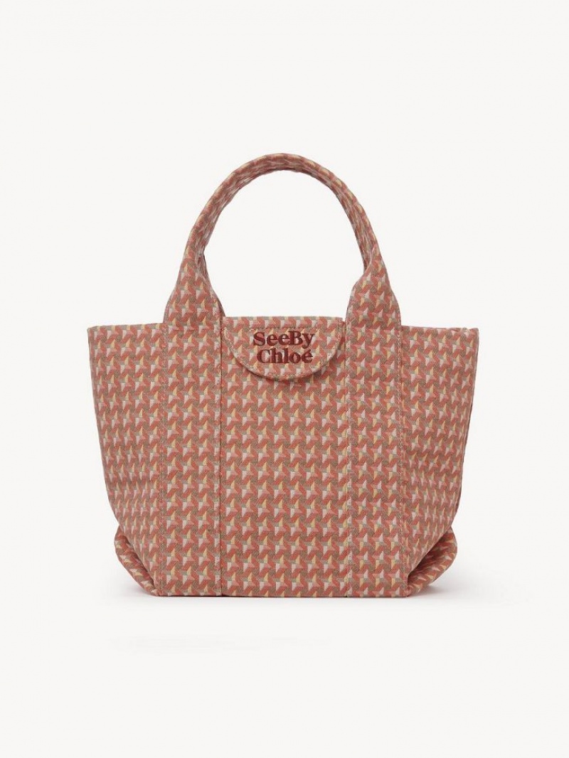 Bolso Tote Chloe Small Laetizia Naranjas | CHE-SR14702