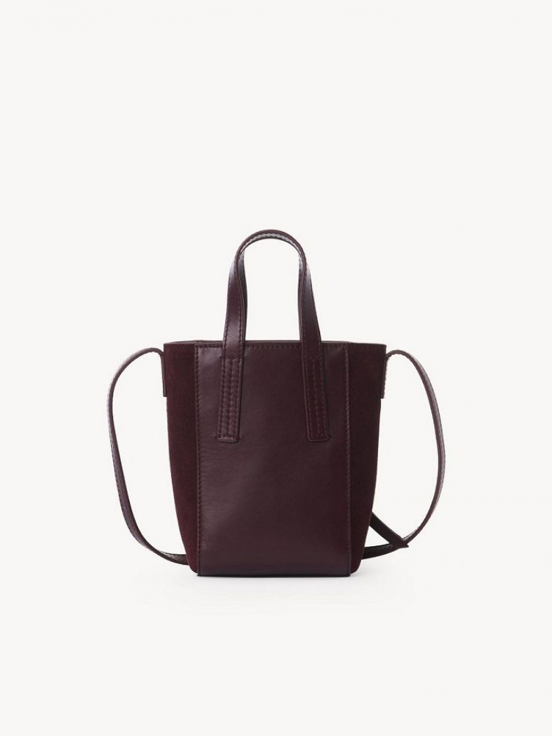 Bolso Tote Chloe Tilda Mini Burdeos | CHE-SR14706