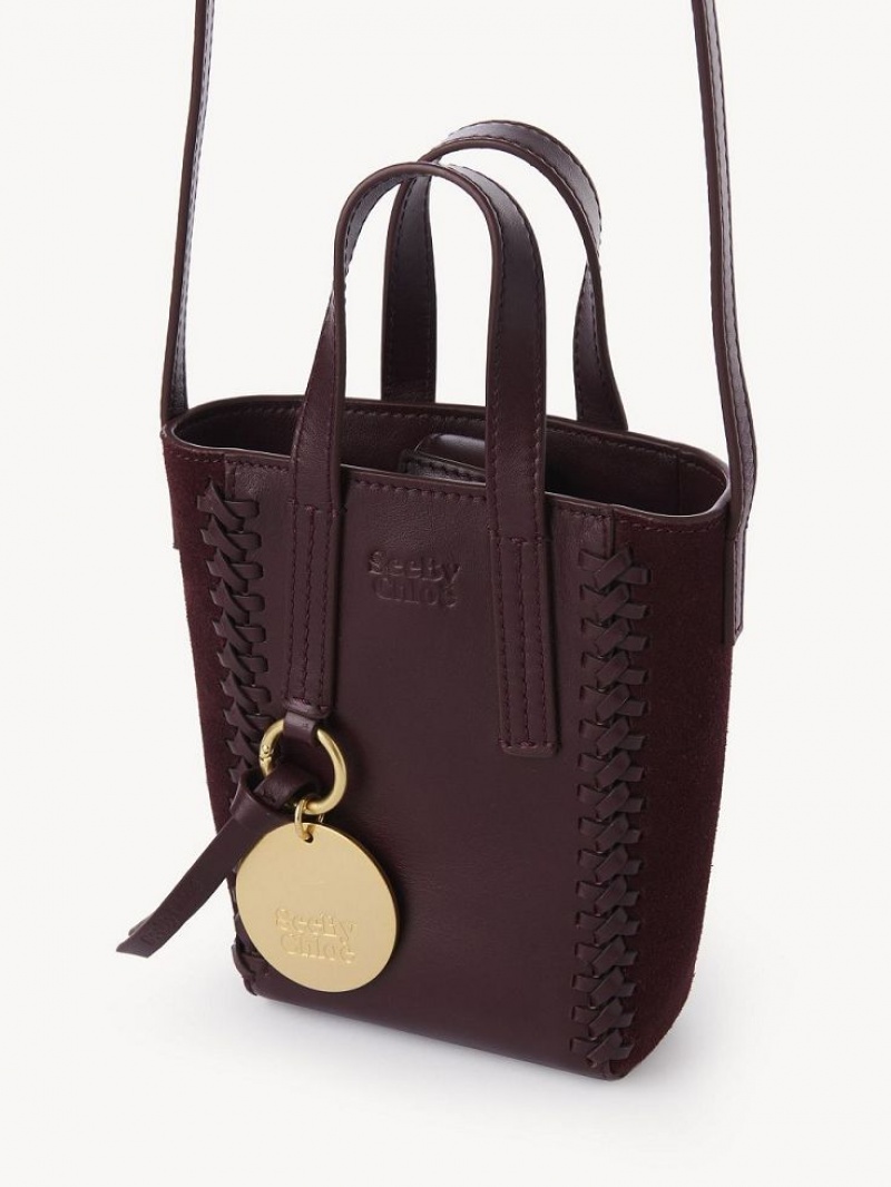 Bolso Tote Chloe Tilda Mini Burdeos | CHE-SR14706