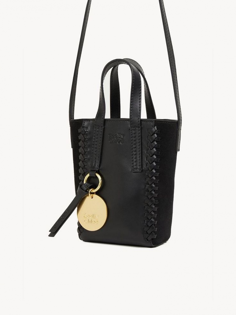 Bolso Tote Chloe Tilda Mini Negras | CHE-SR14708