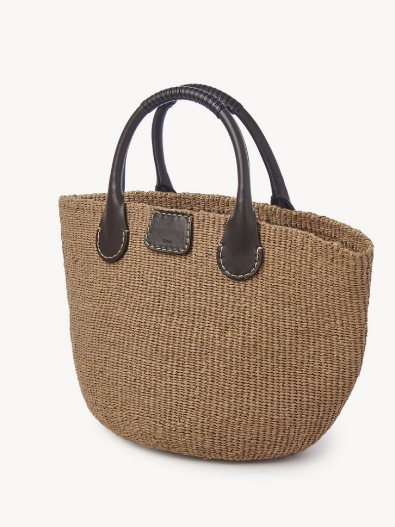 Bolso Tote Chloe X Eres Palma Large Basket Marrones | CHE-SR13336