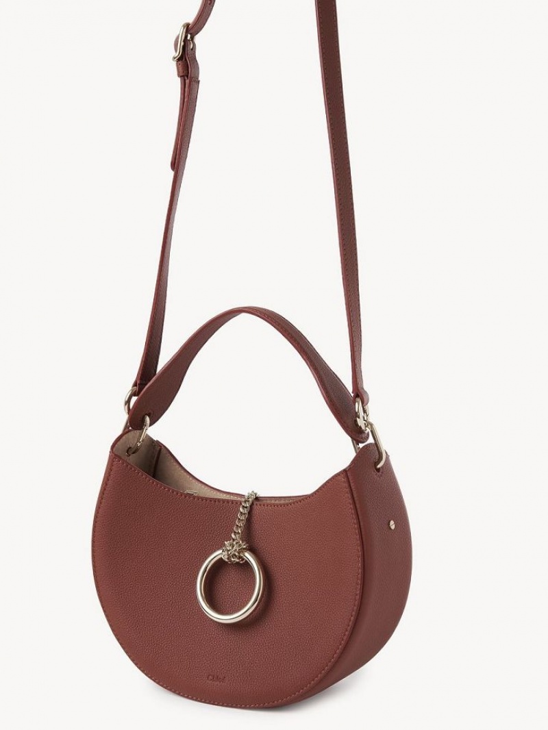 Bolsos Cruzados Chloe Arlène Small Hobo Marrones | CHE-SR13604