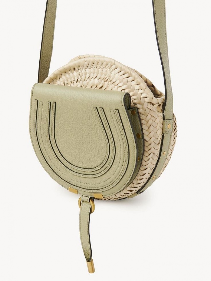 Bolsos Cruzados Chloe Marcie Basket Verde | CHE-SR13486