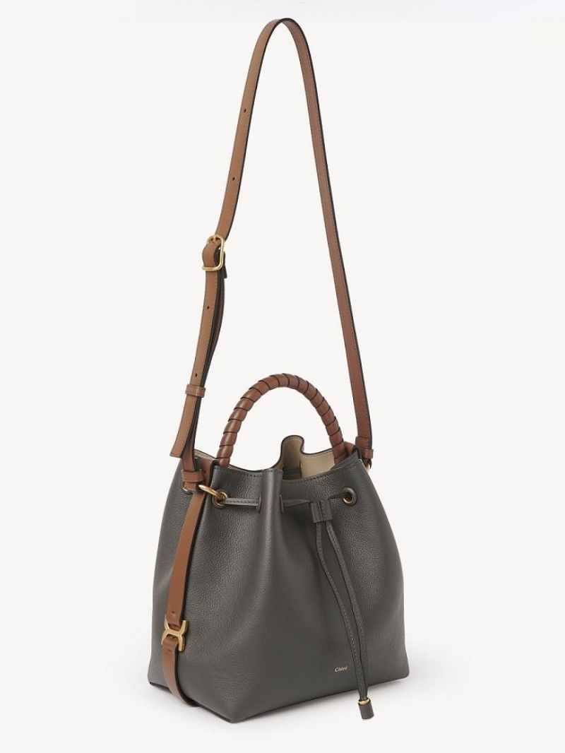 Bolsos Cruzados Chloe Marcie Bucket Gris | CHE-SR13460