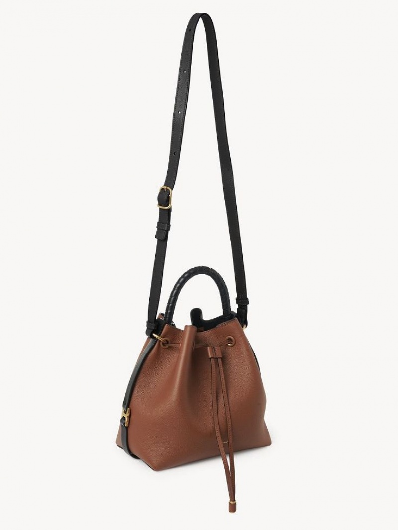 Bolsos Cruzados Chloe Marcie Bucket Marrones | CHE-SR13614