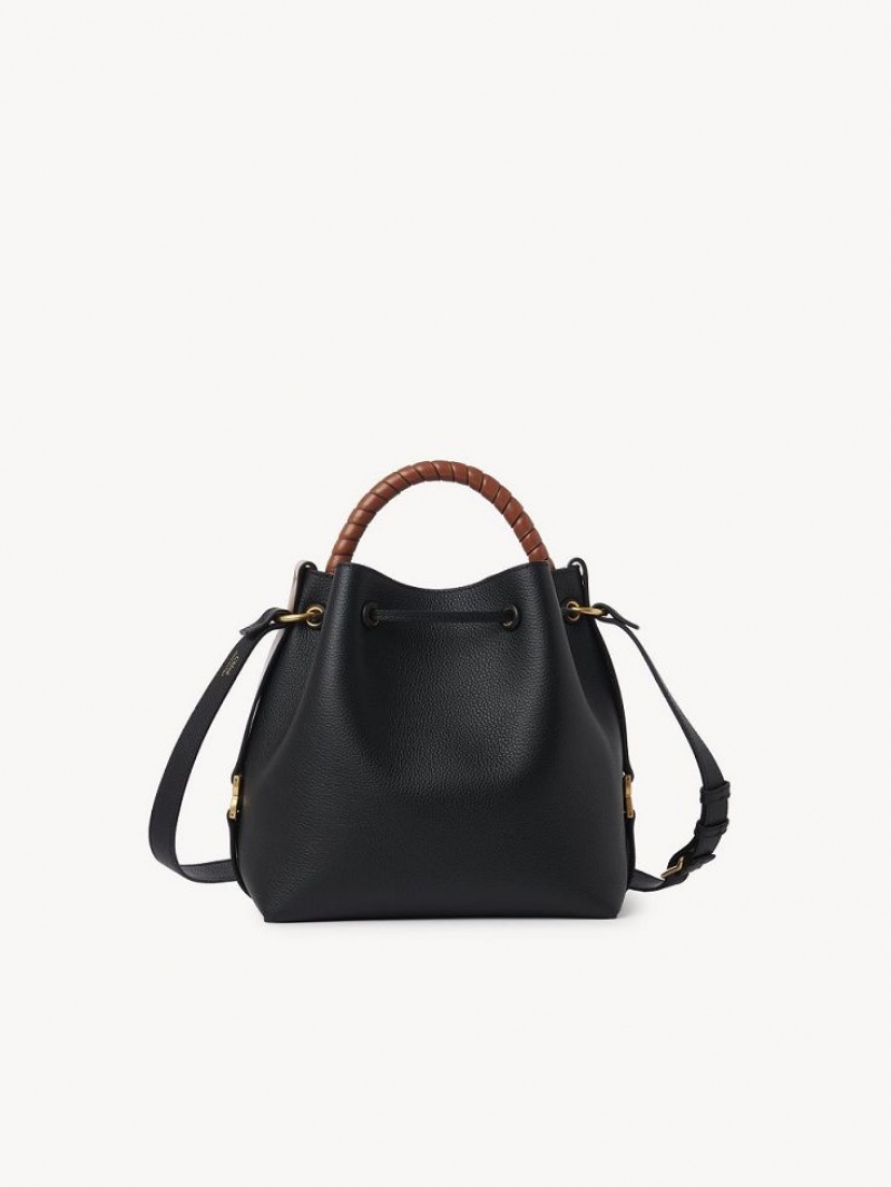 Bolsos Cruzados Chloe Marcie Bucket Negras | CHE-SR13590