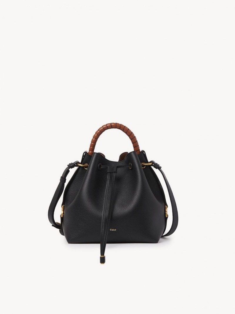 Bolsos Cruzados Chloe Marcie Bucket Negras | CHE-SR13590