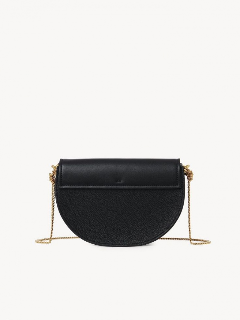 Bolsos Cruzados Chloe Marcie Chain Flap Negras | CHE-SR13591