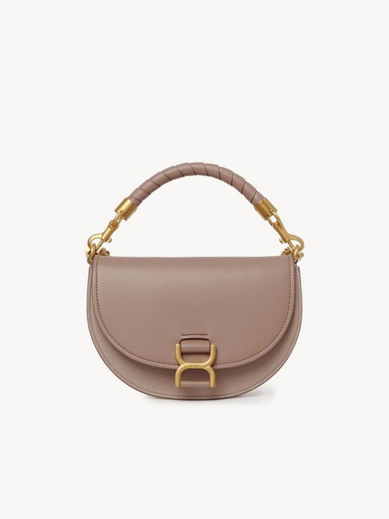 Bolsos Cruzados Chloe Marcie Chain Flap Marrones | CHE-SR13618