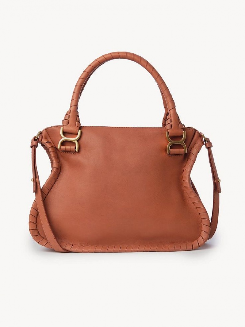 Bolsos Cruzados Chloe Marcie Double Carry Naranjas | CHE-SR13480