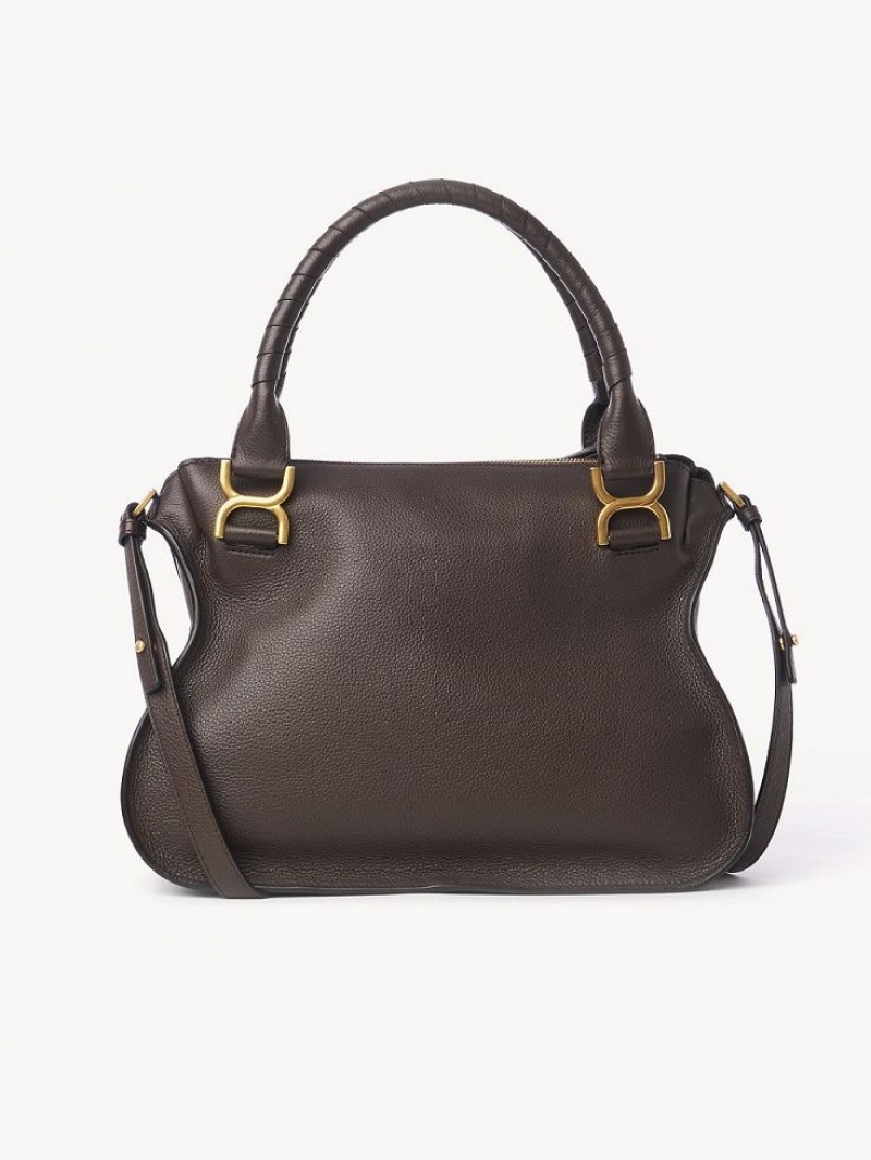 Bolsos Cruzados Chloe Marcie Double Carry Marrones | CHE-SR13493