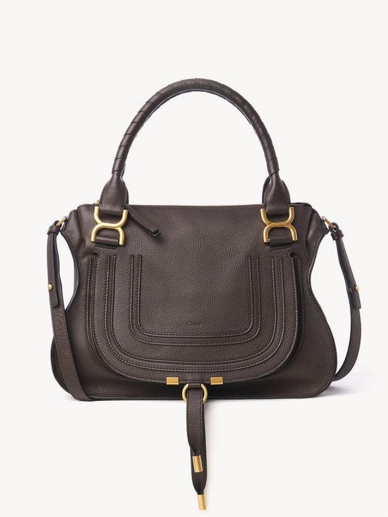 Bolsos Cruzados Chloe Marcie Double Carry Marrones | CHE-SR13493