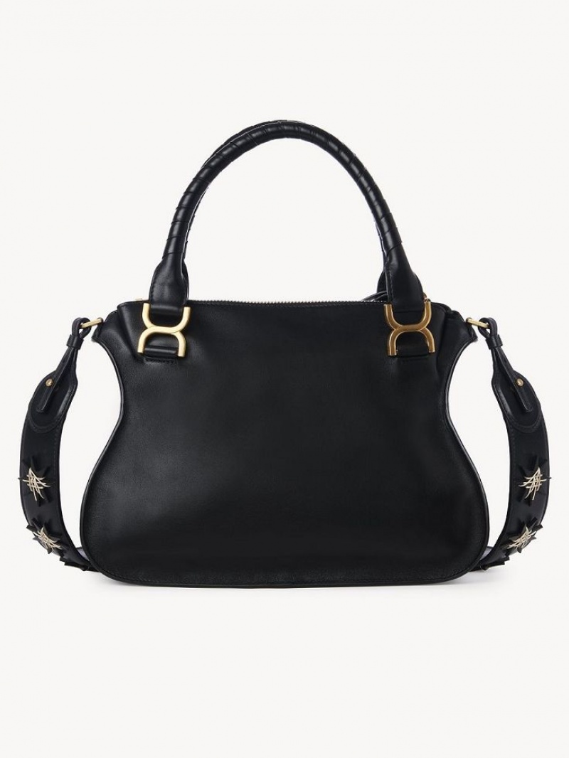 Bolsos Cruzados Chloe Marcie Double Carry Negras | CHE-SR13499