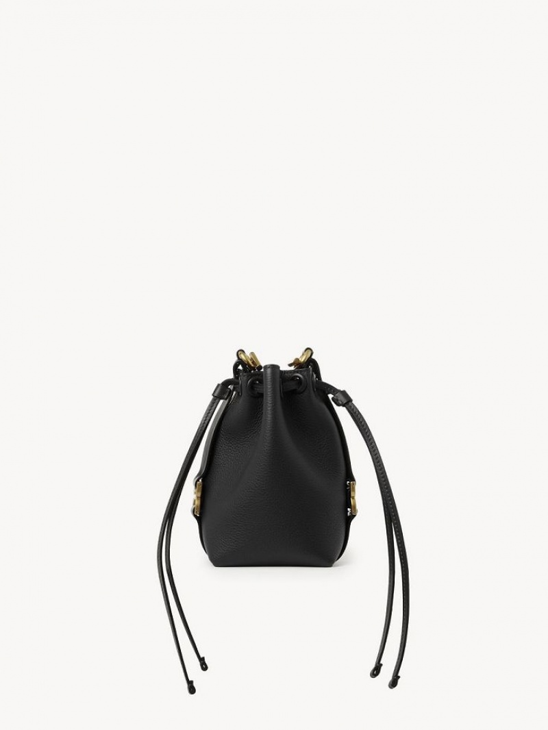 Bolsos Cruzados Chloe Marcie Micro Bucket Negras | CHE-SR13576