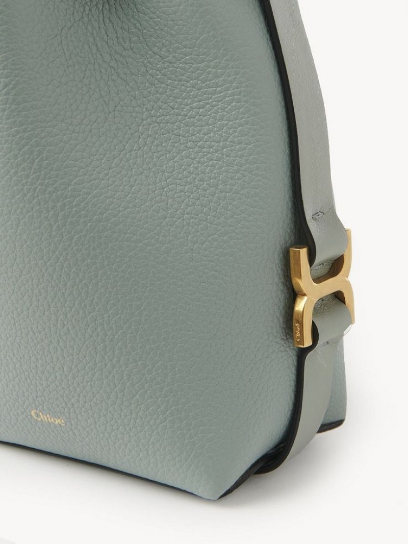 Bolsos Cruzados Chloe Marcie Micro Bucket Verde | CHE-SR13589