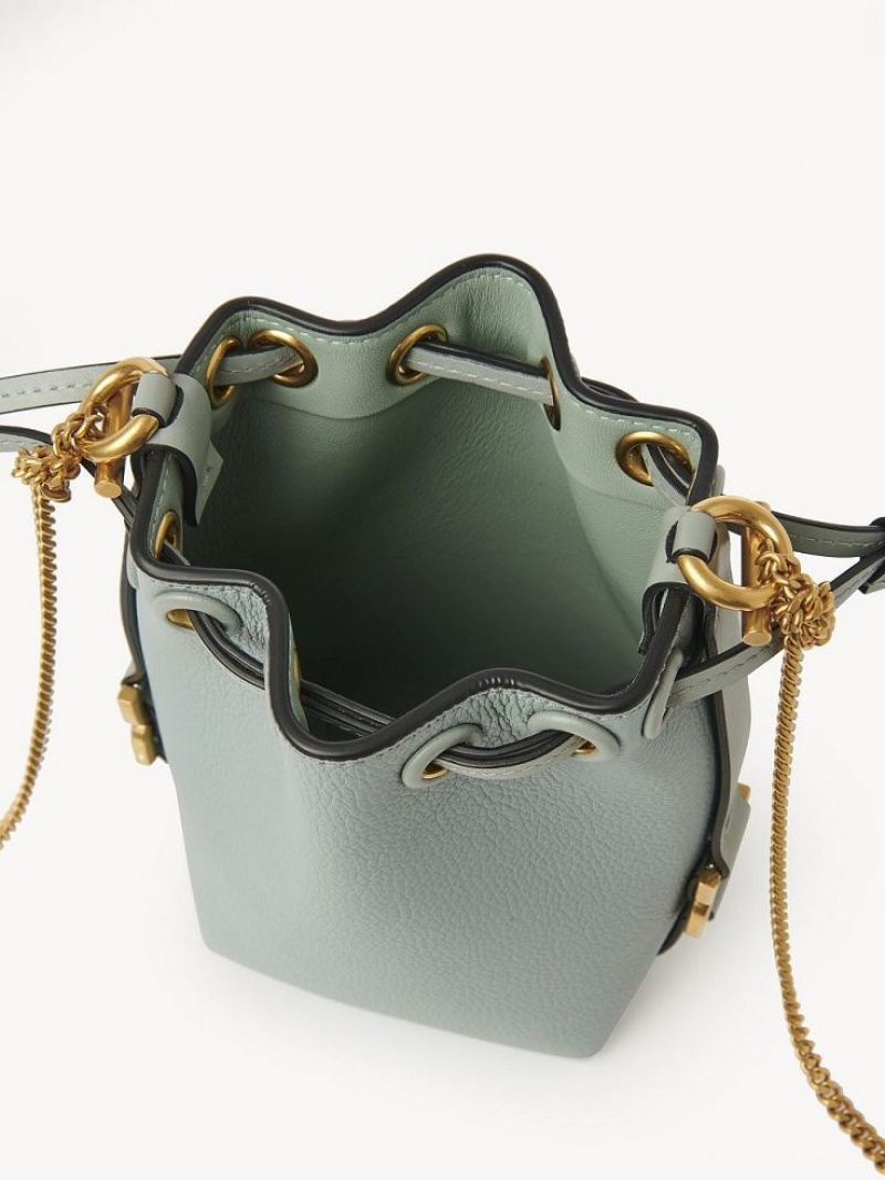 Bolsos Cruzados Chloe Marcie Micro Bucket Verde | CHE-SR13589