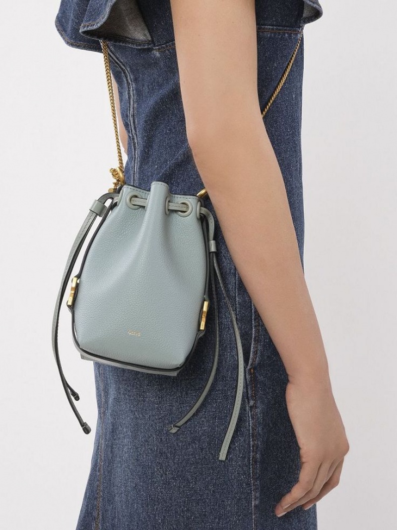 Bolsos Cruzados Chloe Marcie Micro Bucket Verde | CHE-SR13589