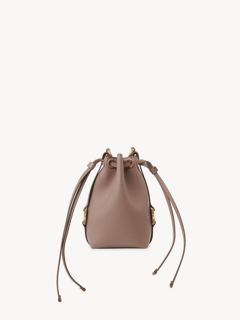 Bolsos Cruzados Chloe Marcie Micro Bucket Marrones | CHE-SR13613