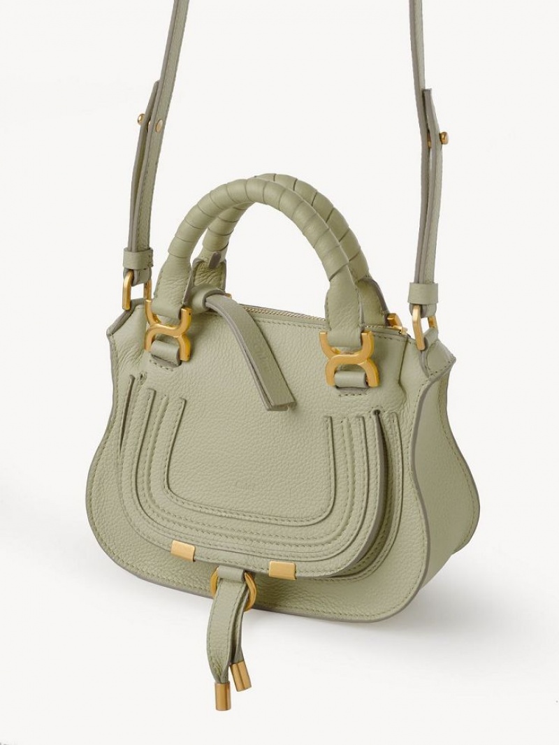 Bolsos Cruzados Chloe Marcie Mini Double Carry Verde | CHE-SR13525