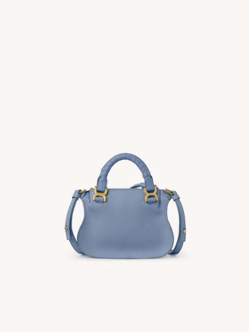 Bolsos Cruzados Chloe Marcie Mini Double Carry Azules Oscuro | CHE-SR13563