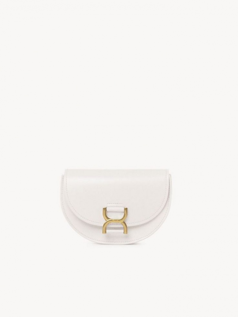 Bolsos Cruzados Chloe Marcie Mini Flap Blancas | CHE-SR13587