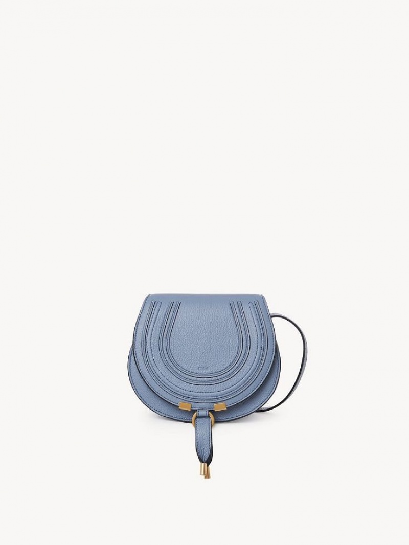 Bolsos Cruzados Chloe Marcie Small Azules Oscuro | CHE-SR13496