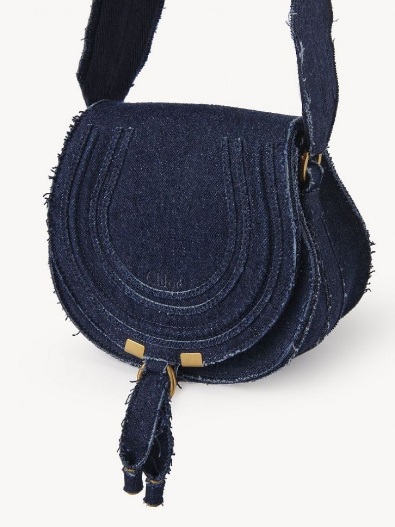 Bolsos Cruzados Chloe Marcie Small Azules | CHE-SR13580