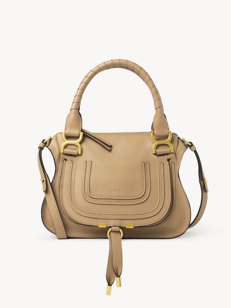 Bolsos Cruzados Chloe Marcie Small Double Carry Marrones | CHE-SR13468