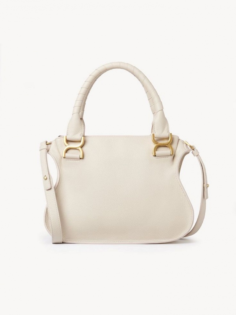 Bolsos Cruzados Chloe Marcie Small Double Carry Beige | CHE-SR13473