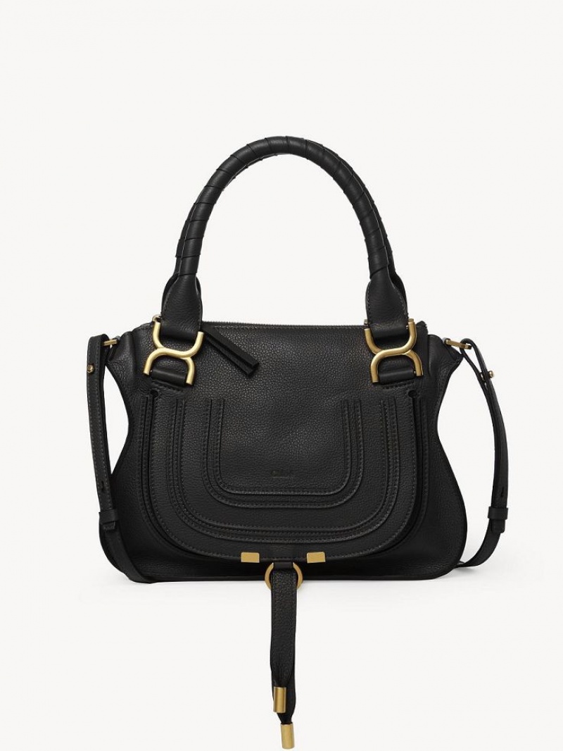 Bolsos Cruzados Chloe Marcie Small Double Carry Negras | CHE-SR13543