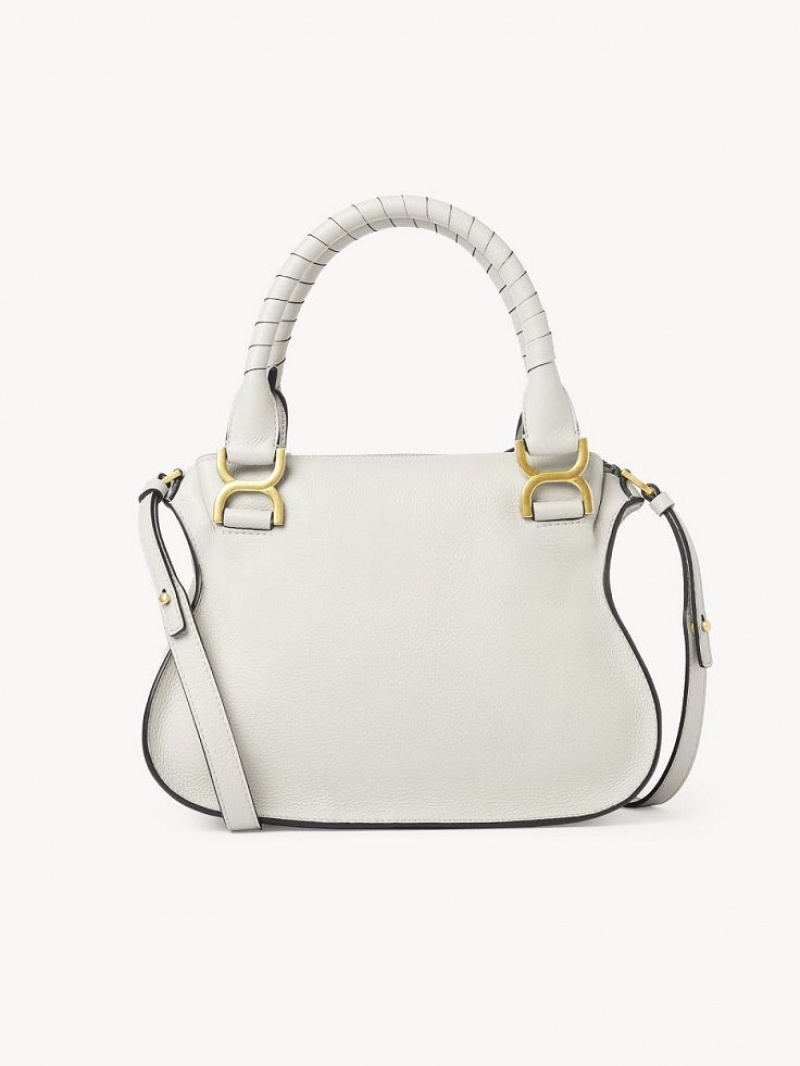 Bolsos Cruzados Chloe Marcie Small Double Carry Blancas | CHE-SR13550