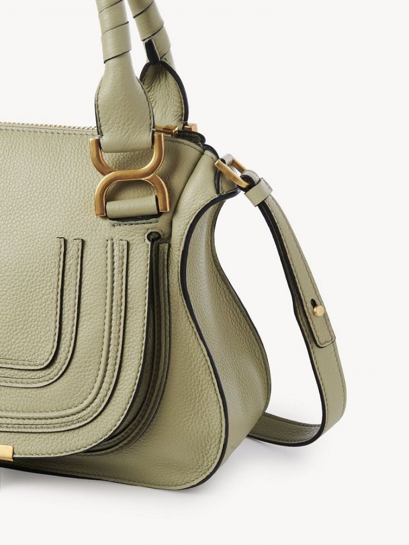 Bolsos Cruzados Chloe Marcie Small Double Carry Verde | CHE-SR13554