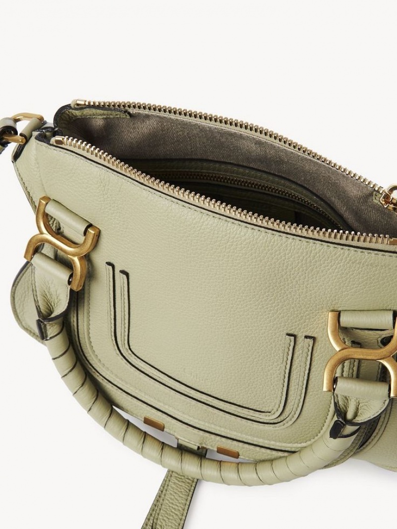 Bolsos Cruzados Chloe Marcie Small Double Carry Verde | CHE-SR13554