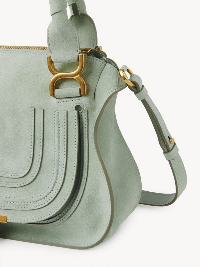 Bolsos Cruzados Chloe Marcie Small Double Carry Verde | CHE-SR13601