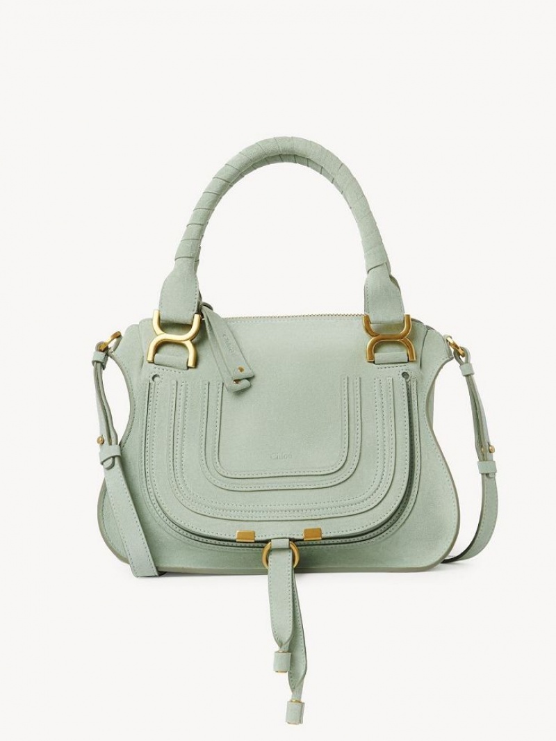 Bolsos Cruzados Chloe Marcie Small Double Carry Verde | CHE-SR13601