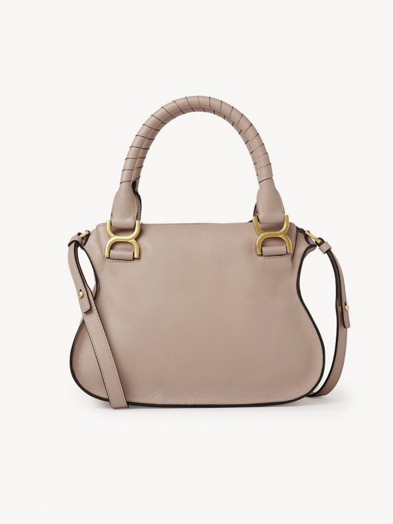 Bolsos Cruzados Chloe Marcie Small Double Carry Beige | CHE-SR13621