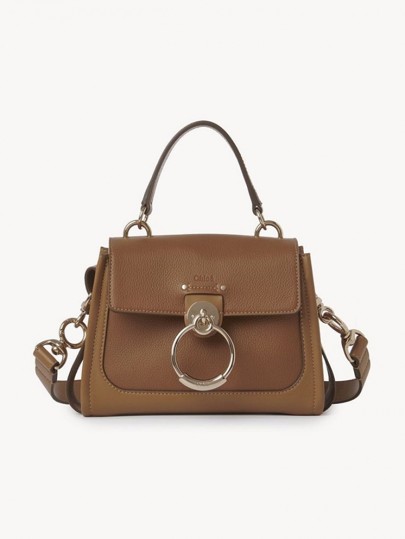 Bolsos Cruzados Chloe Mini Tess Day Marrones | CHE-SR13599