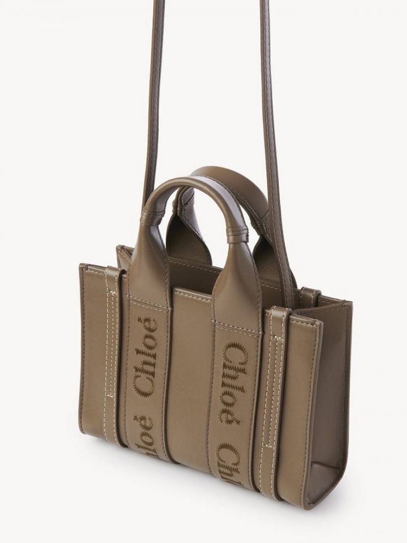 Bolsos Cruzados Chloe Mini Woody Verde | CHE-SR13521