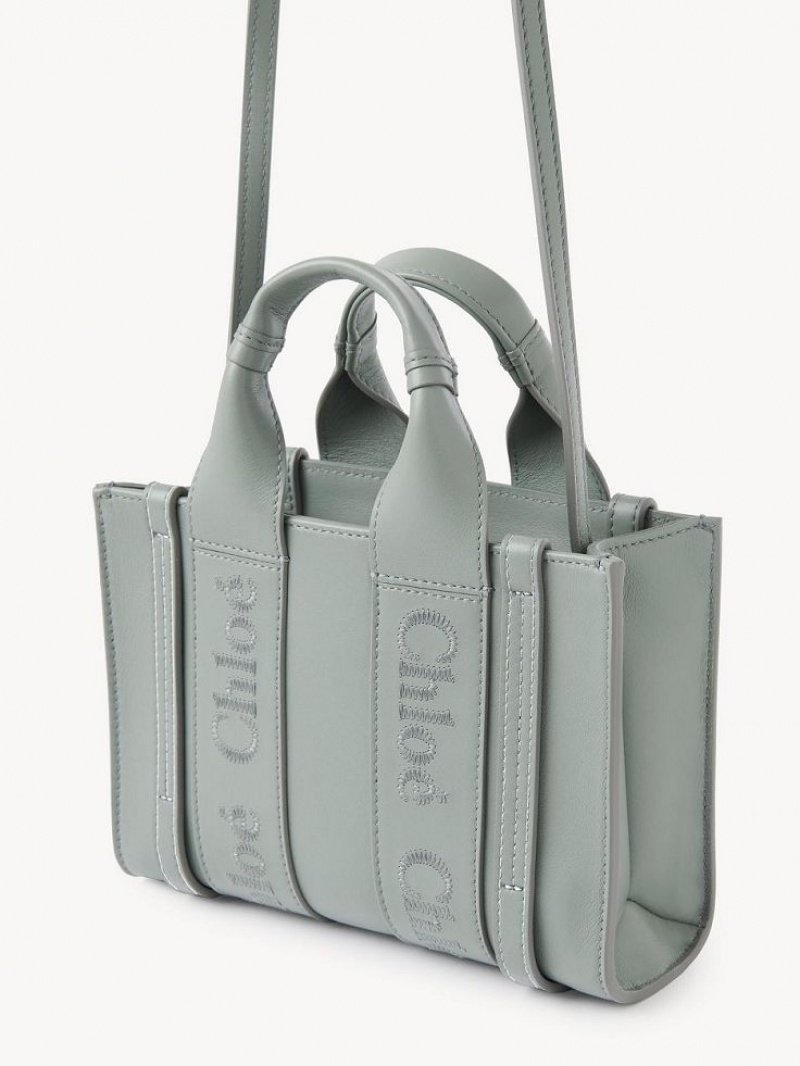 Bolsos Cruzados Chloe Mini Woody Verde | CHE-SR13597