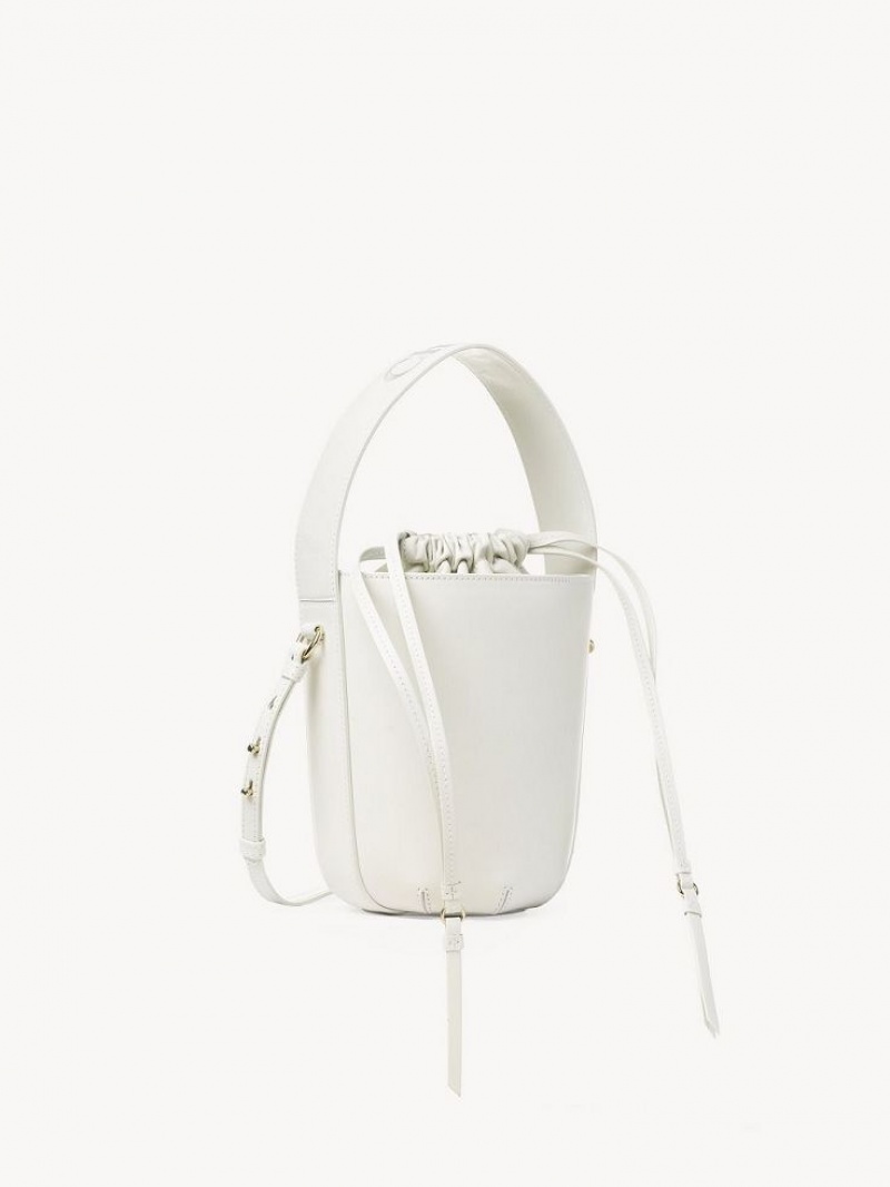 Bolsos Cruzados Chloe Sense Bucket Blancas | CHE-SR13529