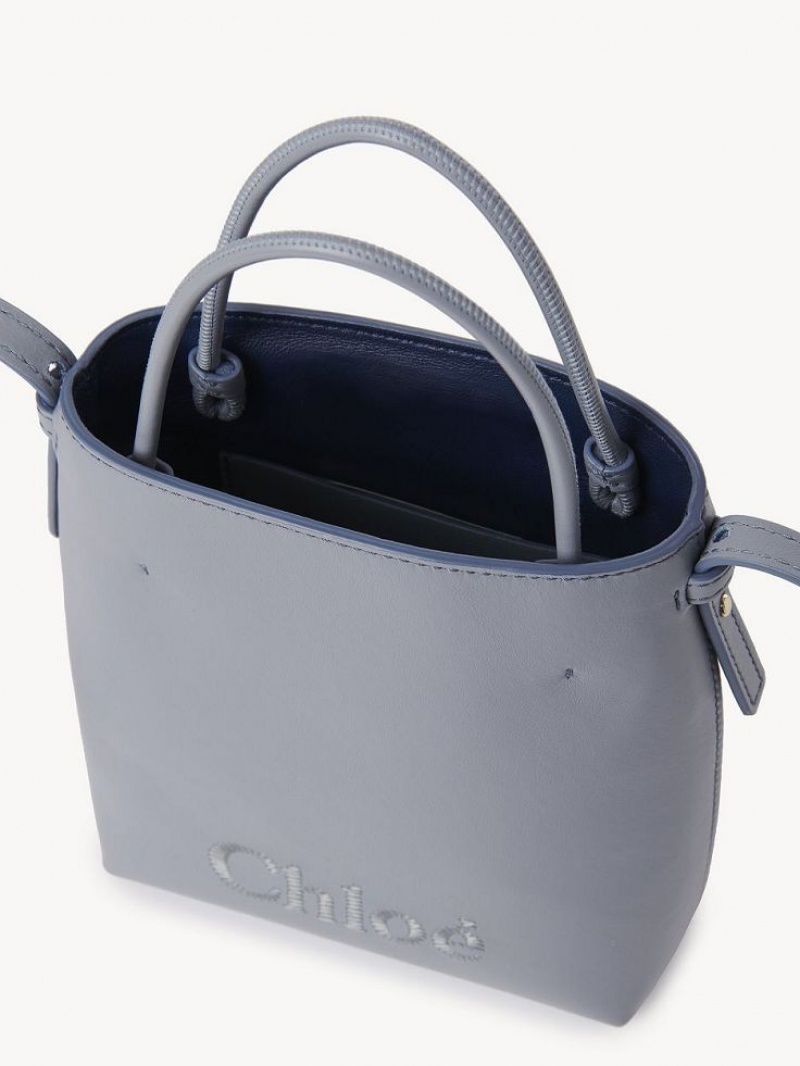 Bolsos Cruzados Chloe Sense Micro Azules | CHE-SR13564